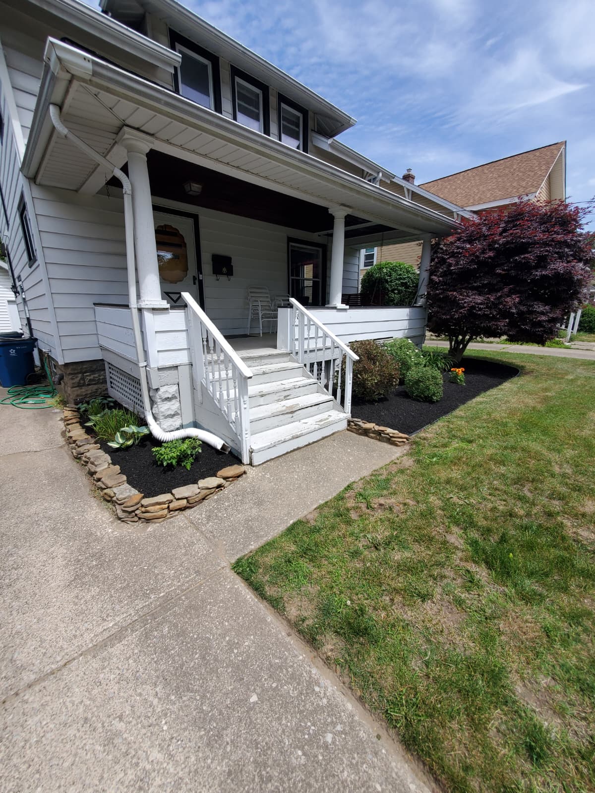 Mulch and landscaping